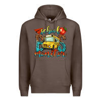 Coffee school bus monitor Premium Hoodie - NancyCooperArtShop