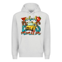 Dove Grey school bus monitor Premium Hoodie - NancyCooperArtShop