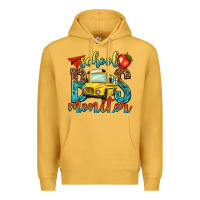 Mustard school bus monitor Premium Hoodie - NancyCooperArtShop