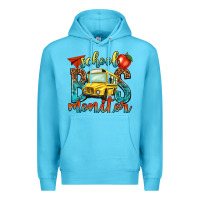 Ocean Blue school bus monitor Premium Hoodie - NancyCooperArtShop