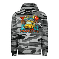 Slate Camo school bus monitor Premium Hoodie - NancyCooperArtShop