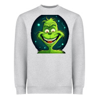 Heather Grey Grinch Heavyweight Sweatshirt - Unal Design