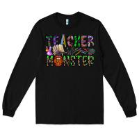 Black teacher of monster Long Sleeve Tee - CowhideDigitalArt