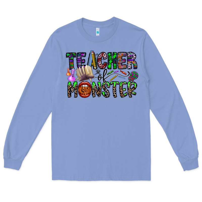 Teacher Of Monster Long Sleeve Tee by CowhideDigitalArt | Teevron