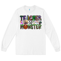 White teacher of monster Long Sleeve Tee - CowhideDigitalArt