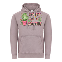 Vintage Zinc go sit on a cactus Vintage Hoodie - MaliasSmallBusiness