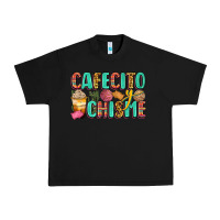 Black cafecito y chisme Urban Heavy Tee - Zillion Design Studio