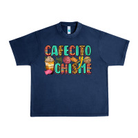 Navy cafecito y chisme Urban Heavy Tee - Zillion Design Studio
