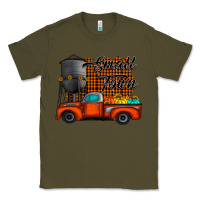 Army Green small town fall Classic Tee - CowhideDigitalArt