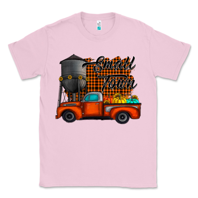 Small Town Fall Classic Tee by CowhideDigitalArt | Teevron