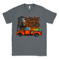 Charcoal Heather small town fall Classic Tee - CowhideDigitalArt