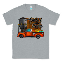 Heather Grey small town fall Classic Tee - CowhideDigitalArt