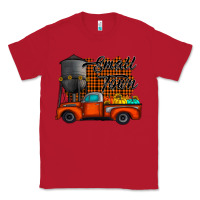Red small town fall Classic Tee - CowhideDigitalArt