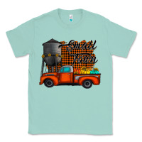 Seafoam small town fall Classic Tee - CowhideDigitalArt