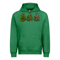 Emerald christmas trees Urban Hoodie - LillyAllenDesigns