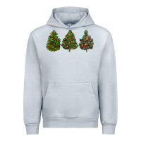 Heather Grey christmas trees Urban Hoodie - LillyAllenDesigns