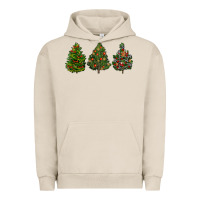 Pigment French Oak christmas trees Urban Hoodie - LillyAllenDesigns