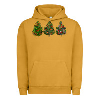 Pigment Peanut Butter christmas trees Urban Hoodie - LillyAllenDesigns