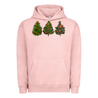 Pigment Salmon christmas trees Urban Hoodie - LillyAllenDesigns