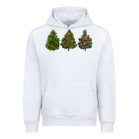 White christmas trees Urban Hoodie - LillyAllenDesigns