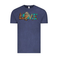 Vintage Denim owl love Vintage Tee - BarkalooDesign