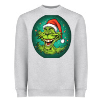Heather Grey Grinch Heavyweight Sweatshirt - Unal Design