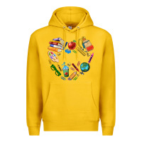 Lemon teacher heart custom Premium Hoodie - NancyCooperArtShop