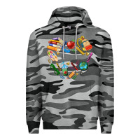 Slate Camo teacher heart custom Premium Hoodie - NancyCooperArtShop