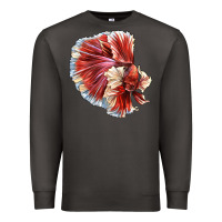 Smoke Betta Fish Premium Sweatshirt - LillyAllenDesigns