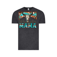 Vintage Black wranglin mama Vintage Tee - Zillion Design Studio