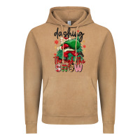Vintage Camel dashing through the snow Vintage Hoodie - MaliasSmallBusiness