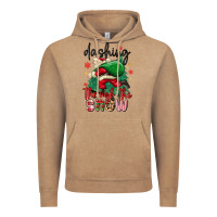 Vintage Coffee dashing through the snow Vintage Hoodie - MaliasSmallBusiness