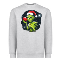 Heather Grey Grinch Heavyweight Sweatshirt - Unal Design