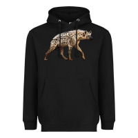 Black hyena Heavyweight Hoodie - LillyAllenDesigns