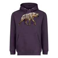 Plum hyena Heavyweight Hoodie - LillyAllenDesigns