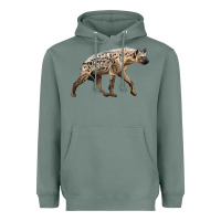 Sage hyena Heavyweight Hoodie - LillyAllenDesigns