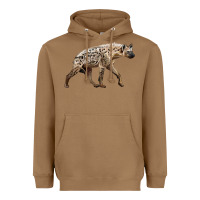 Toasted Coconut hyena Heavyweight Hoodie - LillyAllenDesigns