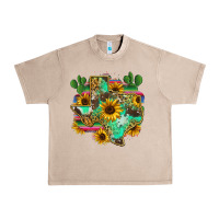 French Oak texas map Urban Heavy Tee - Zillion Design Studio