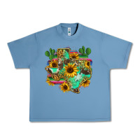 Pebble Blue texas map Urban Heavy Tee - Zillion Design Studio