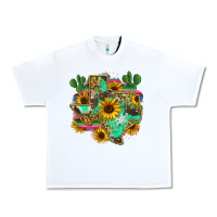 White texas map Urban Heavy Tee - Zillion Design Studio