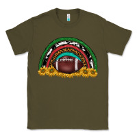Army Green merry christmas sunflower rainbow Classic Tee - BarkalooDesign