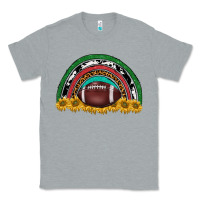 Heather Grey merry christmas sunflower rainbow Classic Tee - BarkalooDesign