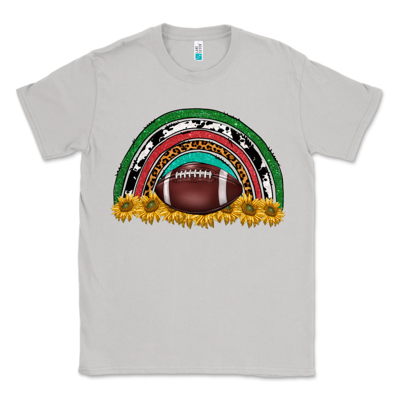 Merry Christmas Sunflower Rainbow Classic Tee by BarkalooDesign | Teevron