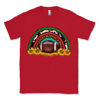 Red merry christmas sunflower rainbow Classic Tee - BarkalooDesign
