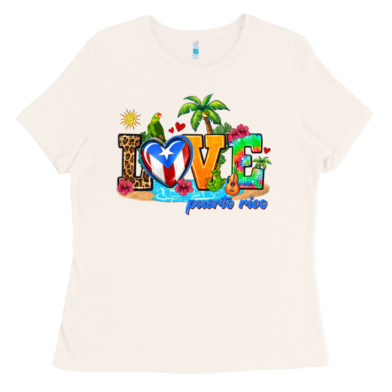 Love Puerto Rico Ladies Tee by AdoDesignShop | Teevron