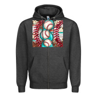 Charcoal Heather baseball leopard cowhide turquoise Zipper Hoodie - JahusDesignShop