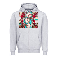 Heather Grey baseball leopard cowhide turquoise Zipper Hoodie - JahusDesignShop