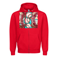 Red baseball leopard cowhide turquoise Zipper Hoodie - JahusDesignShop