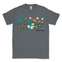 Charcoal Heather she is strong Classic Tee - HRA Design Shop