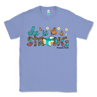 Colony Blue she is strong Classic Tee - HRA Design Shop
